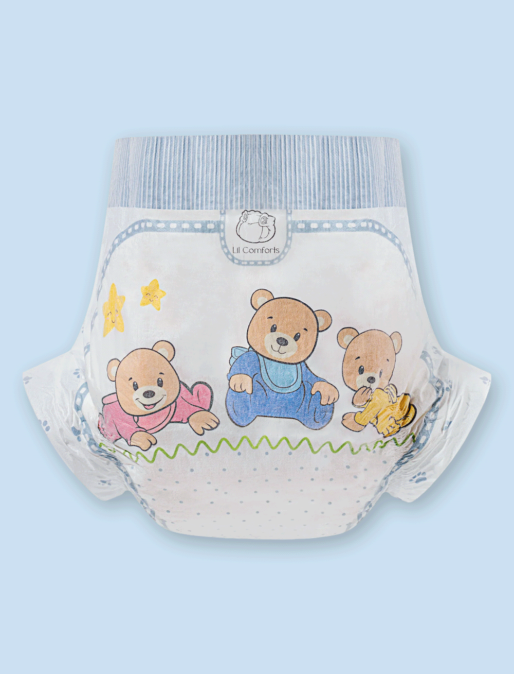 Lil Comforts Comfy Cubz Cotton Feel Windeln Diaper Minister 1752