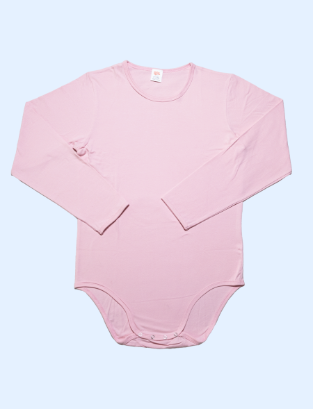 Onesie pink long sleeves