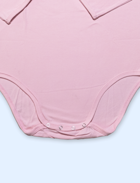 Body Langarm - Farbe: Rosa