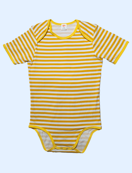 Onesie Yellow Stripes