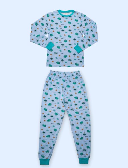 Pajama set Green Dinosaur