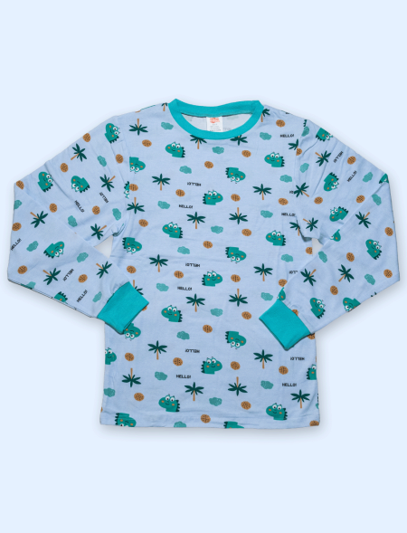 Pajama set Green Dinosaur