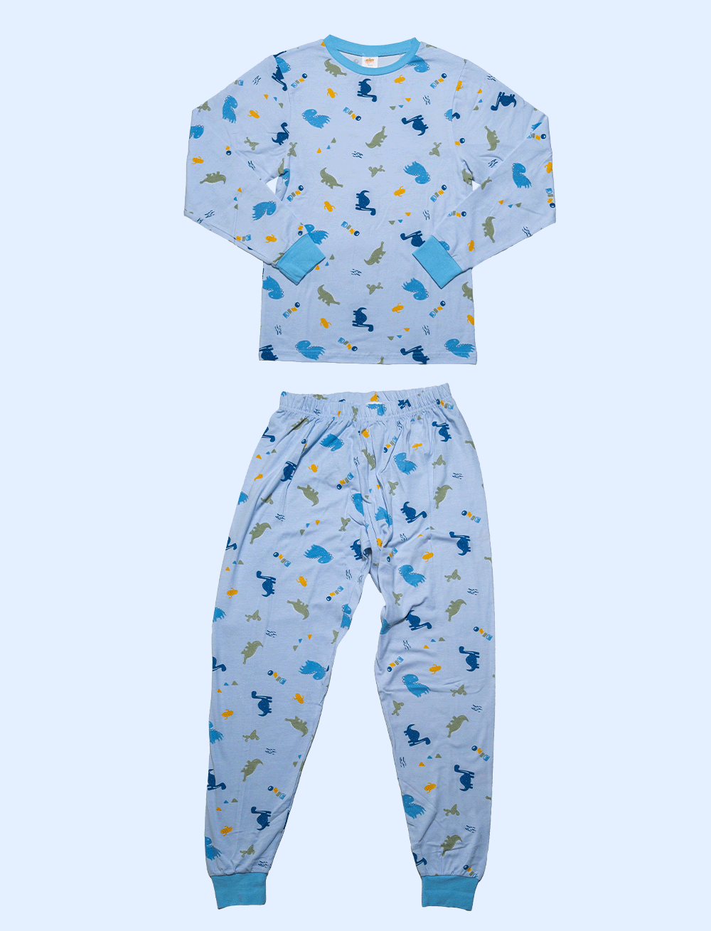 Ensemble Pyjama Dinosaure Bleu