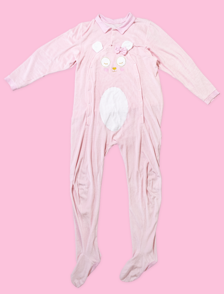 Pink Bear Footed pajama