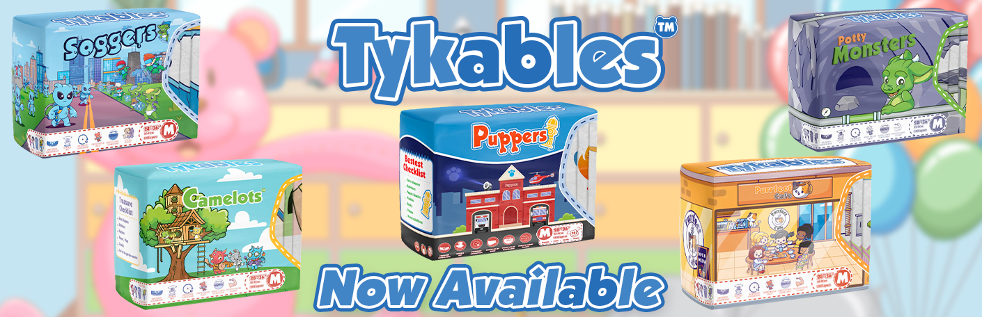 Tykalbes puppers and potty monsters